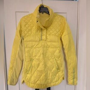Lululemon What The Fluff Pullover in Clarity Yellow Goose Down
